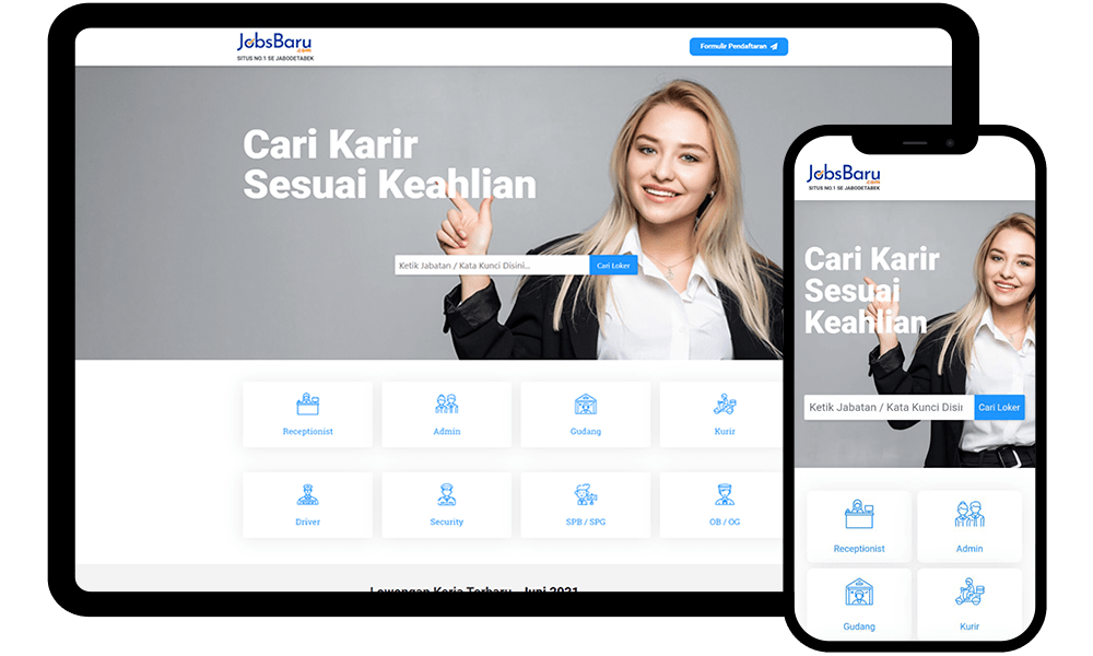 Pembuatan Website jobsbaru.com